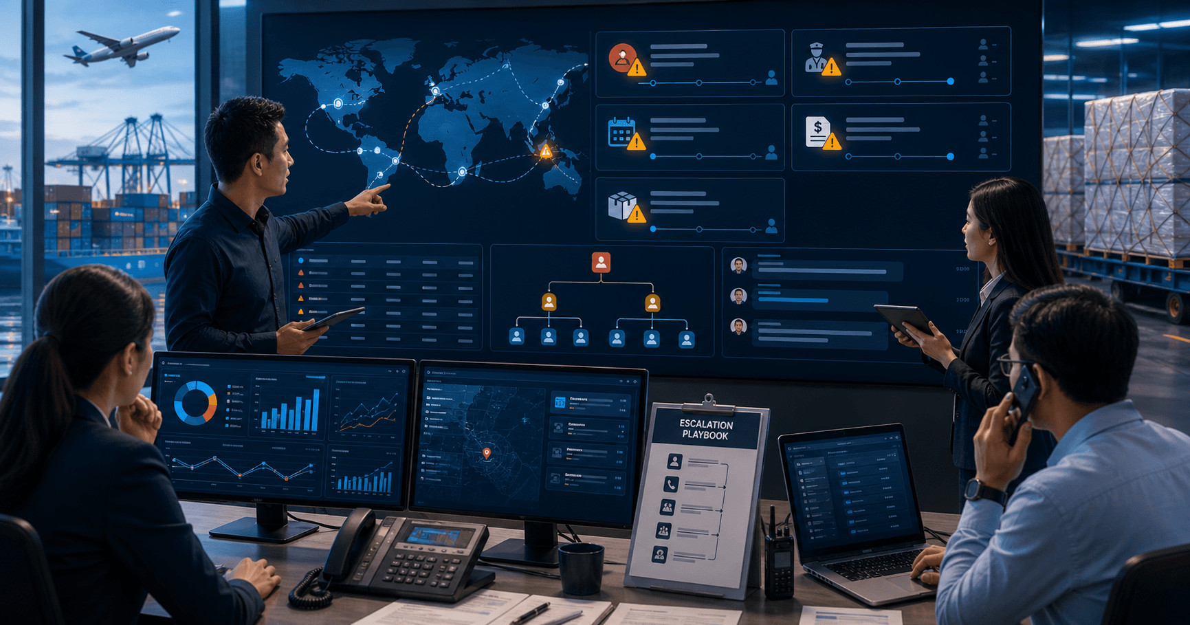 Freight Exception Management: Escalation Playbook for Shippers