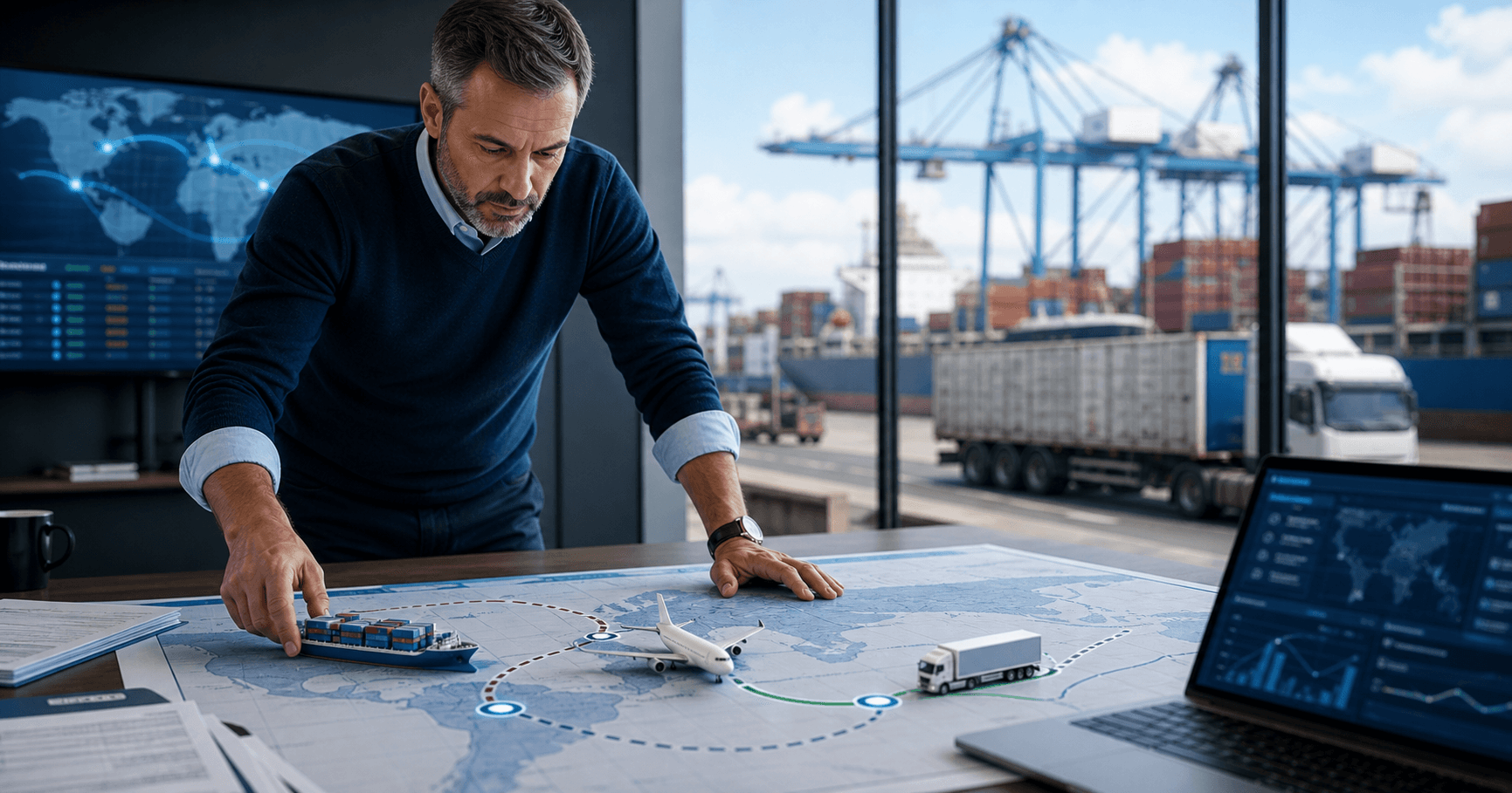 Multimodal Freight Planning: When to Combine Ocean, Air, and Trucking